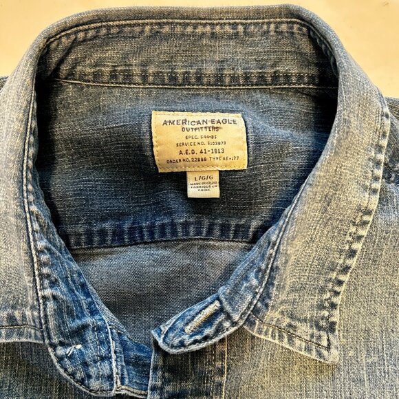 YOUR BOYFRIEND'S FAVORITE DENIM SHIRT, AE - Picture 3 of 5